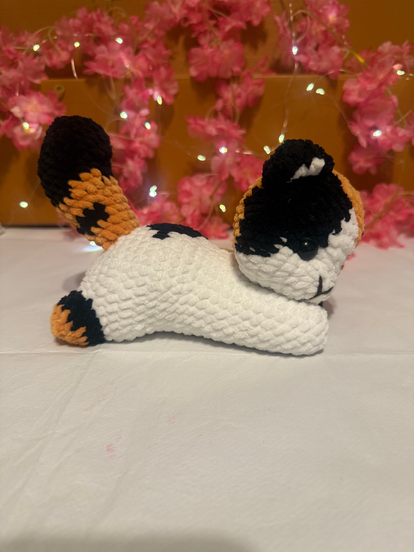 crochet calico cat