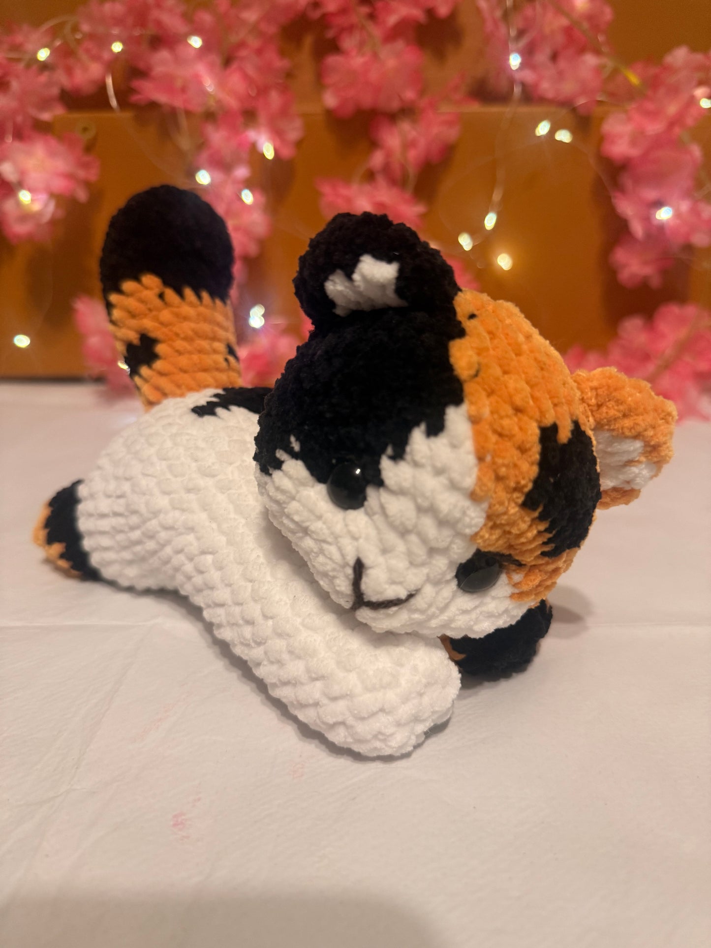 crochet calico cat