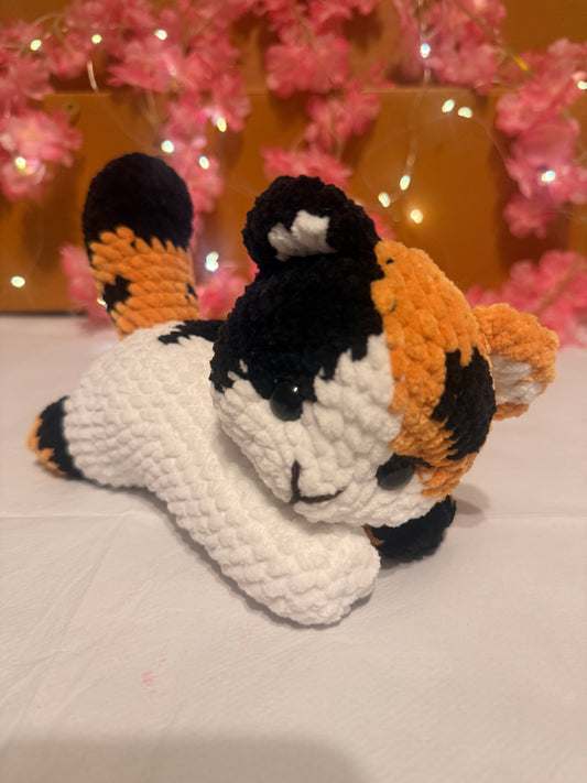 crochet calico cat